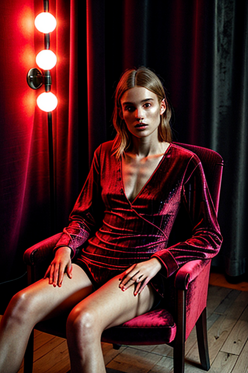 red eyes pic girl aesthetic